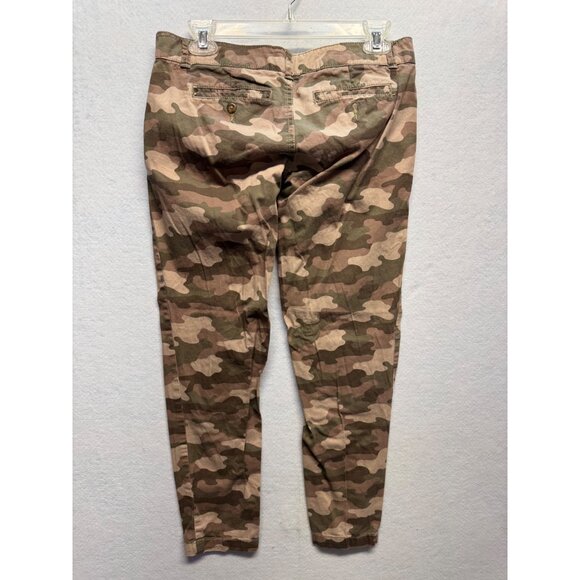 Womens SO Brand Camouflage Print Casual Pants Size 5 Cotton Blend Slim Fit - Picture 10 of 10